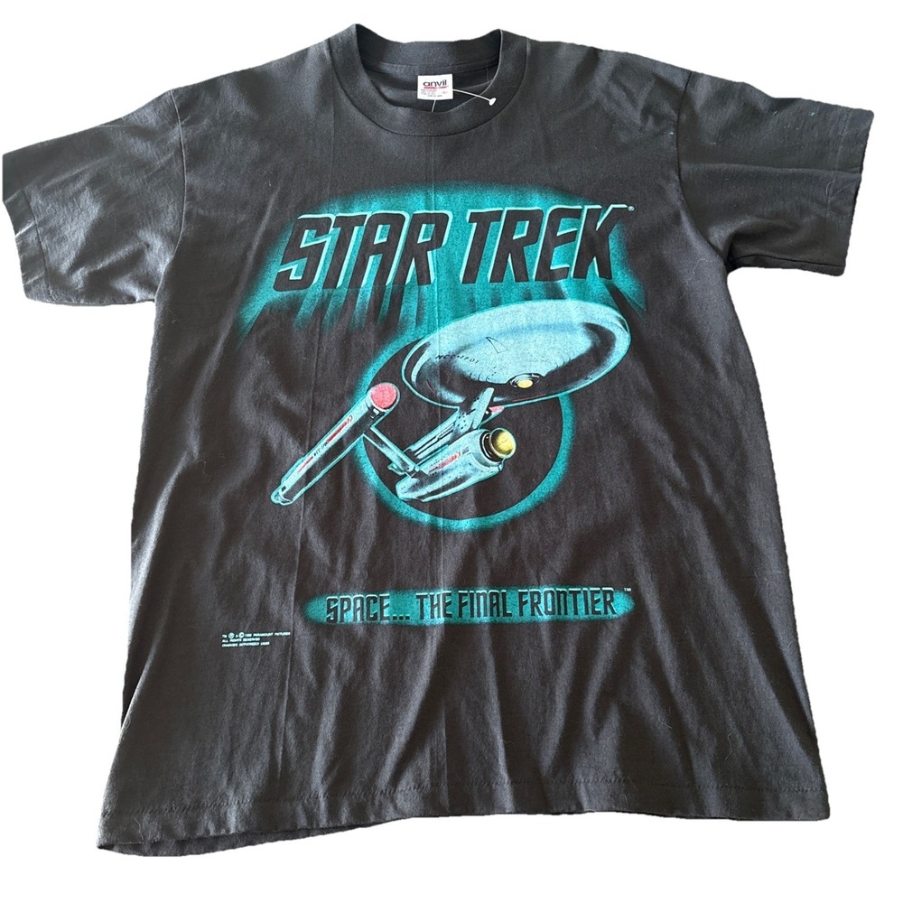 Vintage Star Trek V The Final Frontier T Shirt Vintage 1992 Mens L Single Stitch